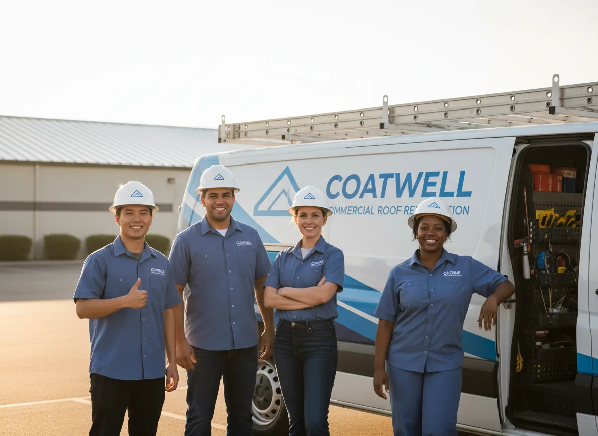 Commercial roof coating company in Corfu, NY